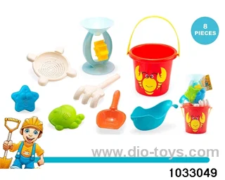Beach toy set（8pcs）in Net bag