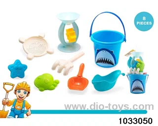 Beach toy set（8pcs）in Net bag