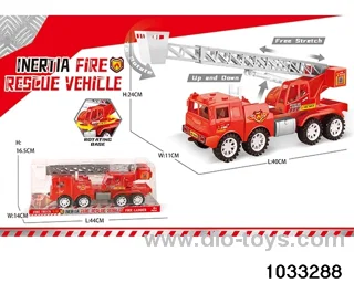 Inertia fire truck in PVC cover