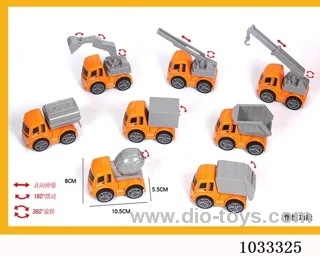 abs inertia car 8sets mixed loading in opp bag