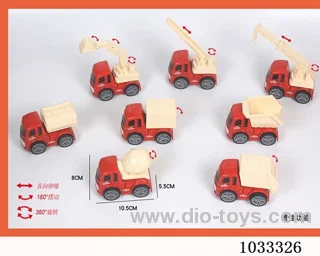abs inertia car 8sets mixed loading in opp bag