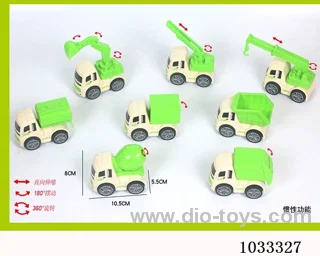 abs inertia car 8sets mixed loading in opp bag