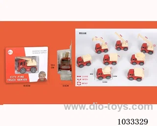 abs inertia car 8sets mixed loading in blister