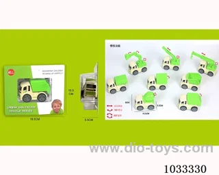 abs inertia car 8sets mixed loading in blister
