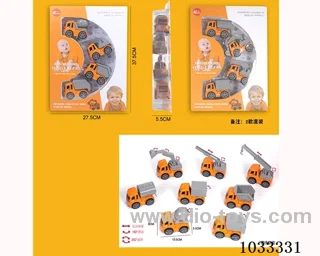 abs inertia car 8sets mixed loading in blister