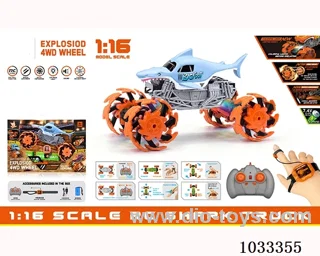 1:16 Hot Wheels Explosive wheel RC car (Dual RC)