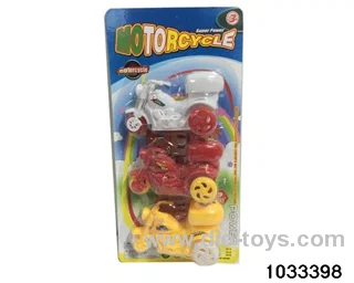 Pull back Motorcycle（3pcs）in blister