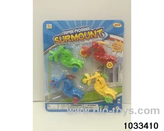 Pull back Motorcycle（4pcs）in Blister card