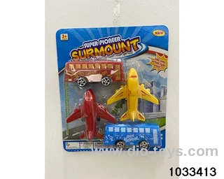Sliding bus + Sliding plane in in Blister card