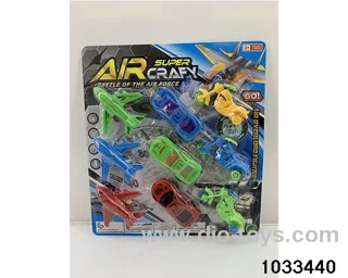 Pullback toy set in blister