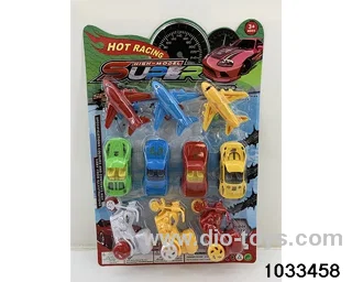 Pullback toy set in Blister card