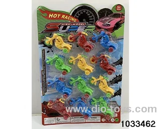 Pull back Motorcycle（12pcs）in Blister card
