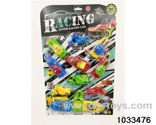 Pullback toy set in blister