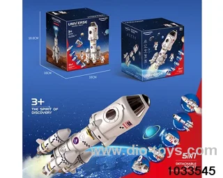 Space Exploration Team with light，music，spray