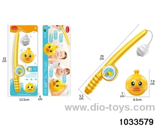 fishing duck in hangtag