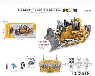 1:24 9ch RC  bulldozer (Plastic plate) in window box