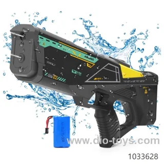 Double Nozzles Automatic Electric Water Gun included battery