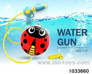 Backpack water gun in PP bag with header