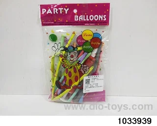 18pcs 12-inch balloons in opp bag