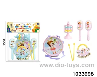 Baby toy sets in PP bag with header