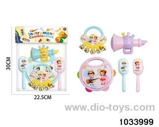 Baby toy sets in PP bag with header