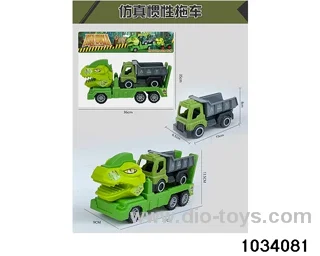 Dinosaur inertia trailer in PP bag with header