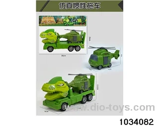 Dinosaur inertia trailer in PP bag with header
