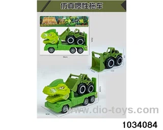 Dinosaur inertia trailer in PP bag with header