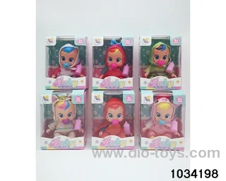 6 inch doll set 6 mixes in window box