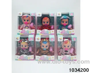 6 inch doll set 6 mixes in window box