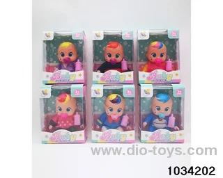 6 inch doll set 6 mixes in window box