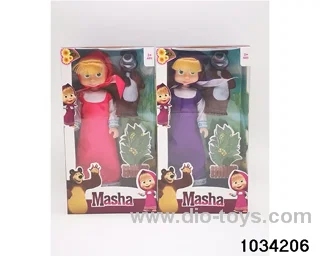 9 inch doll set 2 colors mixed in window box