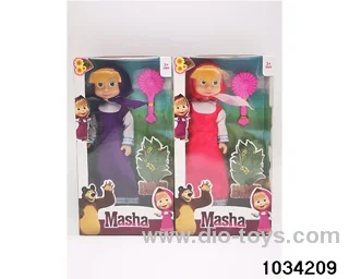 9 inch doll set 2 colors mixed in window box