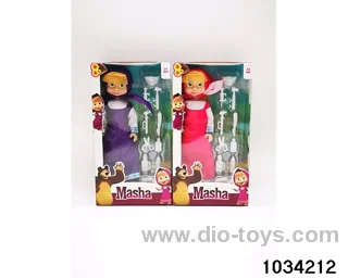 9 inch doll set 2 colors mixed in window box