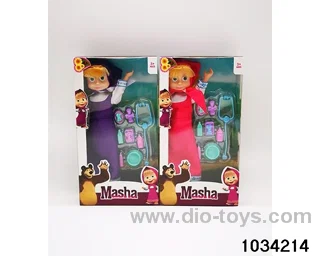 9 inch doll set 2 colors mixed in window box