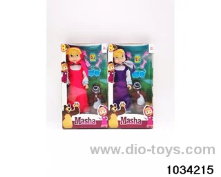 9 inch doll set 2 colors mixed in window box