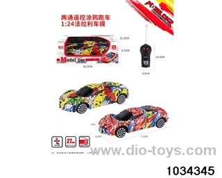 1:24 2ch RC car (Graffiti section) in window box
