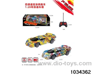 1:20 4ch RC car (Graffiti section) in window box