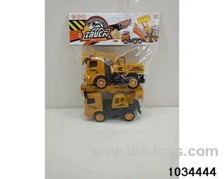 Skidding engineering vehicle in PP bag with header