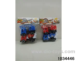 Skidding engineering vehicle in PP bag with header