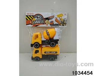 Skidding engineering vehicle in PP bag with header