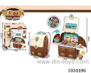 Hamburger bag in color box