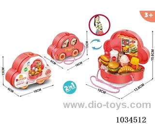 Hamburger storage car in paper card