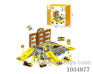 Engineering parking lot in color box
