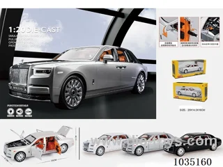 1:20 pull back alloy car W L/M in window box