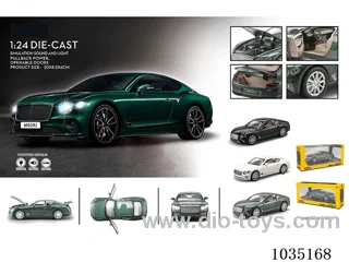 1:24 pull back alloy car W L/M in window box