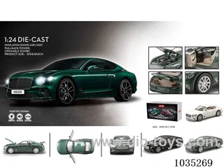 1:24 pull back alloy car W L/M in Gilf box