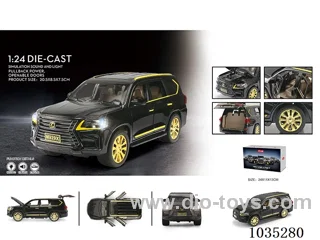 1:24 pull back alloy car W L/M in Gilf box