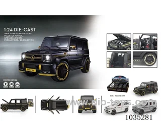 1:24 pull back alloy car W L/M in display box