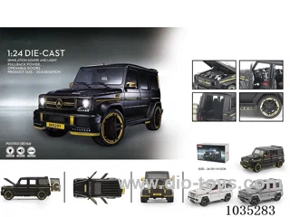1:24 pull back alloy car W L/M in Gilf box